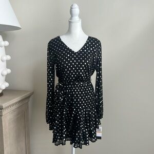 Woman’s city studio dress NWT size, small black and gold dress